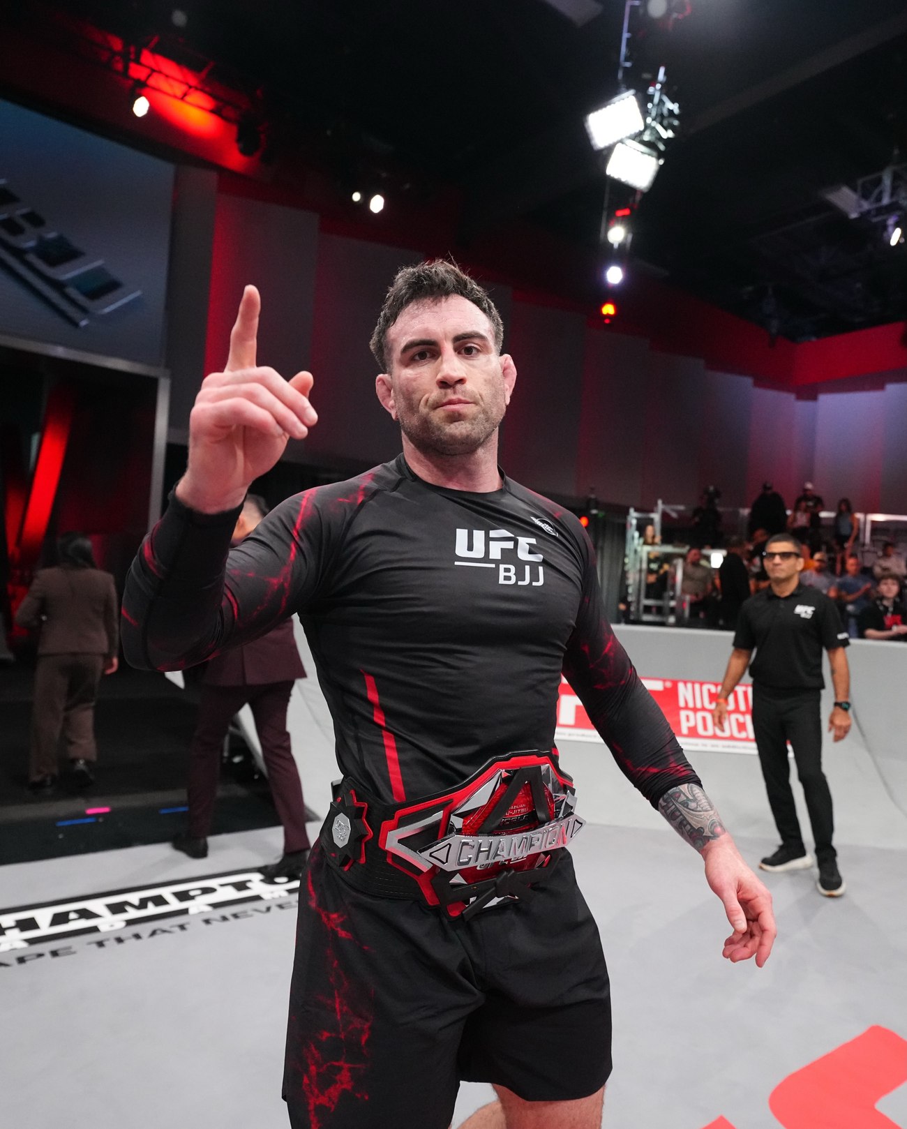 Mason Fowler after winning the UFC BJJ title